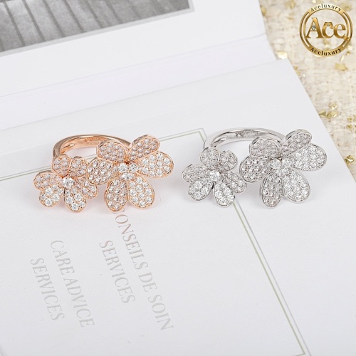 Clover Full Diamond Ring