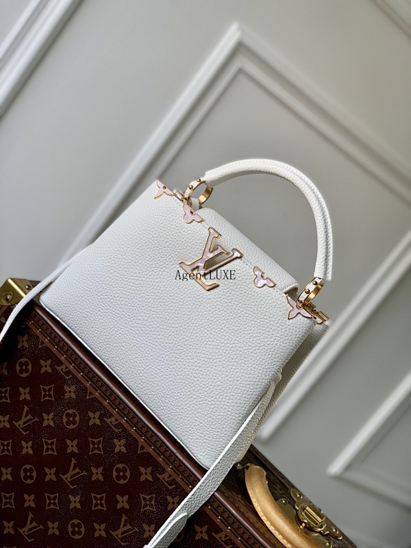 Louis Vuitton Capucines Flower Crown Taurillon Monogram LV 27.0 X 18.0 X 9.0