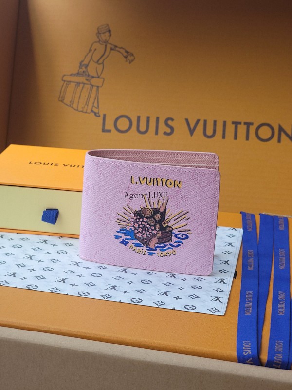 Louis Vuitton Wallet Short Pink