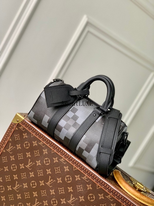 Louis Vuitton Keepall Bandoulière 25 Damoflage Black Pharrell Williams Damier Graphite