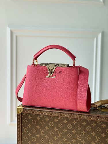 Louis Vuitton Capucines BB Taurillon LV 27.0 X 18.0 X 9.0