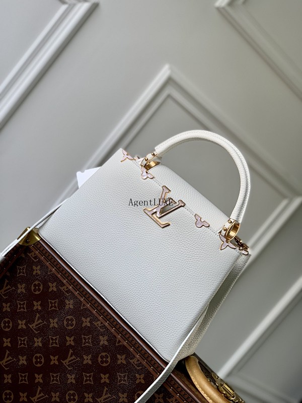 Louis Vuitton Capucines Flower Crown Taurillon Monogram LV 31.5 21 11