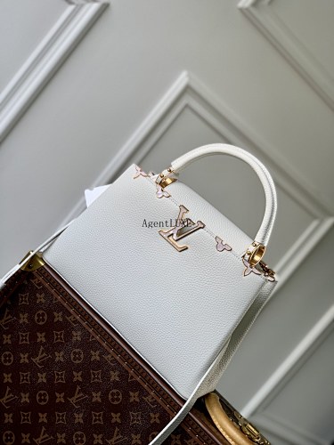 Louis Vuitton Capucines Flower Crown Taurillon Monogram LV 31.5 21 11