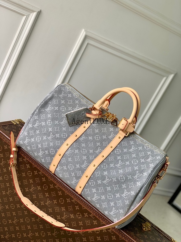 Louis Vuitton Keepall Bandoulière 45 Monogram Denim