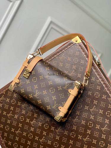 Louis Vuitton Side Trunk Pm Box Monogram Hold 21 14 6cm