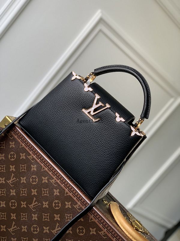 Louis Vuitton Capucines Flower Crown Taurillon Monogram LV 27.0 X 18.0 X 9.0