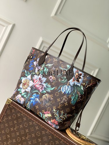 Louis Vuitton Neverfull Monogram Eden Monogram Ebene