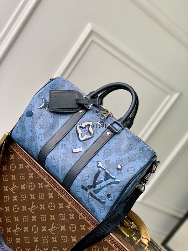 Louis Vuitton Keepall Bandoulière 35 Keepall Bandoulière 35 Monogram Aquagarden Monogram LV Keepall City