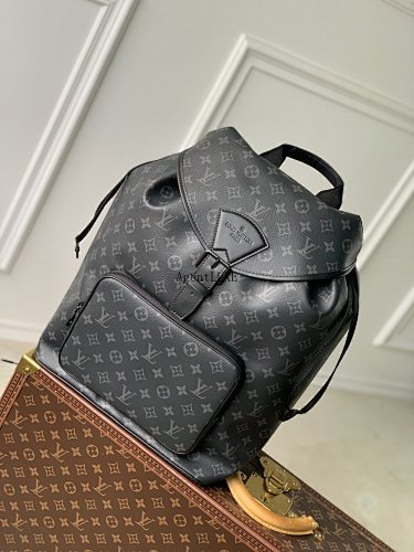 Louis Vuitton Montsouris Monogram Eclipse 32.0 X 40.0 X 19.0