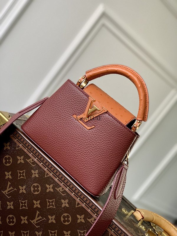 Louis Vuitton Capucines Taurillon LV 21 X 14 X 8