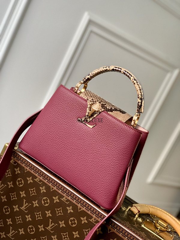 Louis Vuitton Taurillon LV Capucines Taurillon Size 27 18 9cm