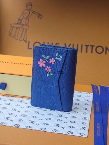 Louis Vuitton Wallet Long Blue
