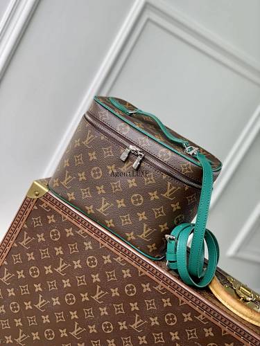 Louis Vuitton Nice BB Monogram Macassar Nice Vanity