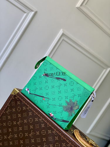 Louis Vuitton Monogram Heritage Pochette Voyage LV Monogram