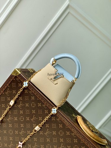 Louis Vuitton Capucines Nano Lovelock Chain Taurillon Monogram