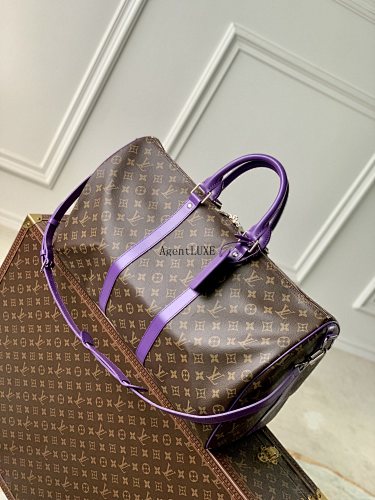 Louis Vuitton Keepall Bandoulière 50 Monogram Macassar 50.0 X 29.0 X 23.0