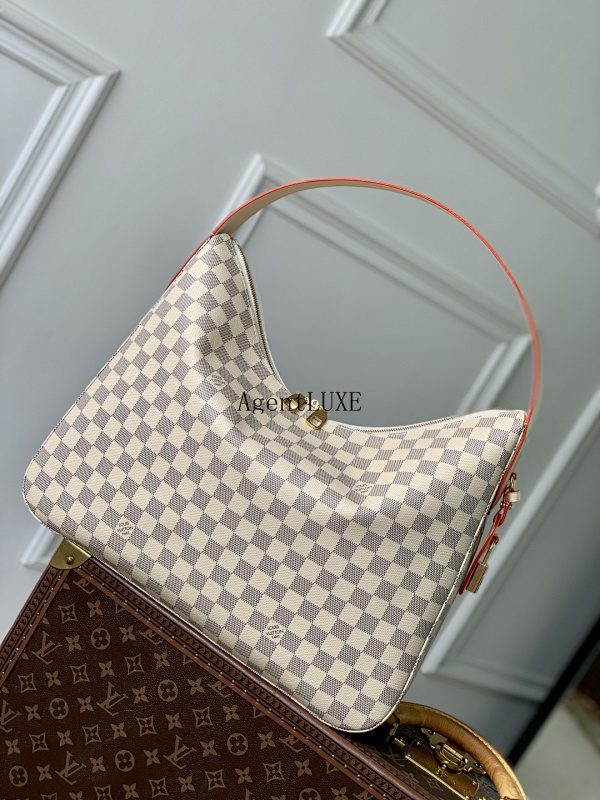 Slouchy MM Damier Azur