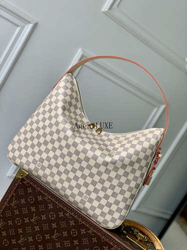 Slouchy MM Damier Azur