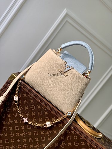 Louis Vuitton Capucines Lovelock Monogram LV