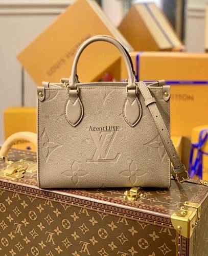 Louis Vuitton Onthego Tote Sac Plat Oversized Monogram Empreinte IPad Mini 25 X 19 X 11.5 48.0 52.0