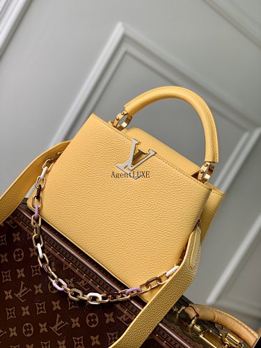 Louis Vuitton Capucines Taurillon LV 27 18 9cm