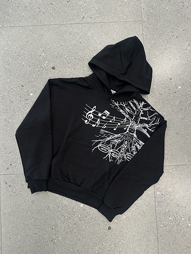 Musical Note Tree Hoodie