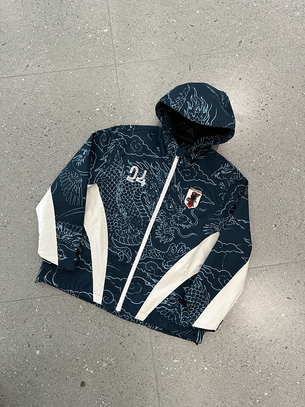 Dragon-Patterned Divine Bird Trench Coat