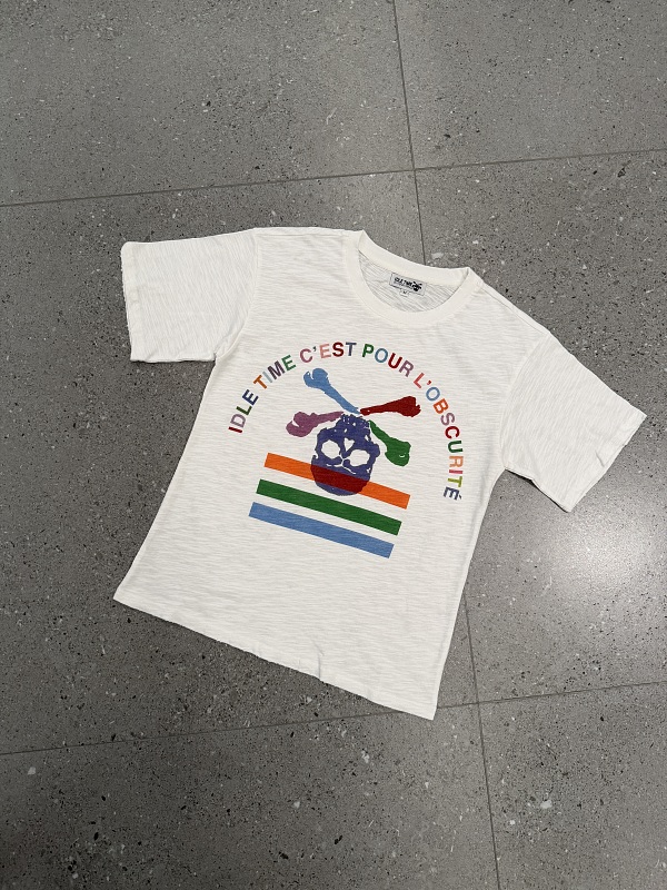 Rainbow Inverted Skull Short-Sleeve T-Shirt