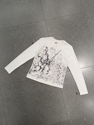 18.6 Waffle-printed Long-sleeved Tee