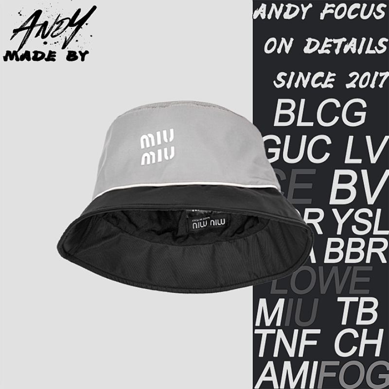 Miu Miu Dual Tone Fisherman Hat A Dazzling Item In The Fashion Industry
