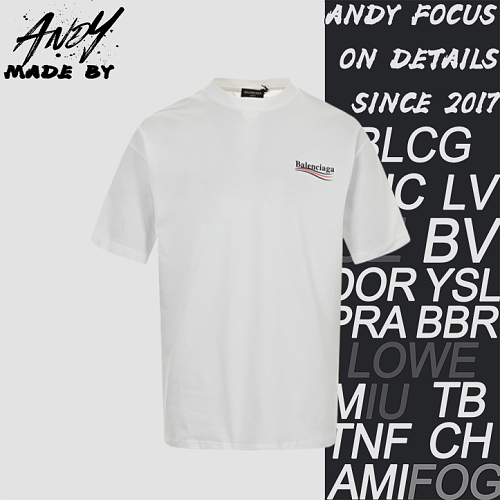 Balenciaga Blcg Mottled Coca-Cola Print Short-Sleeve T-Shirt - White