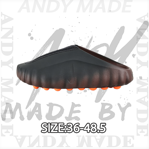 Nike NK Mind Comfortable Open-Toe Slippers Brown Orange Red