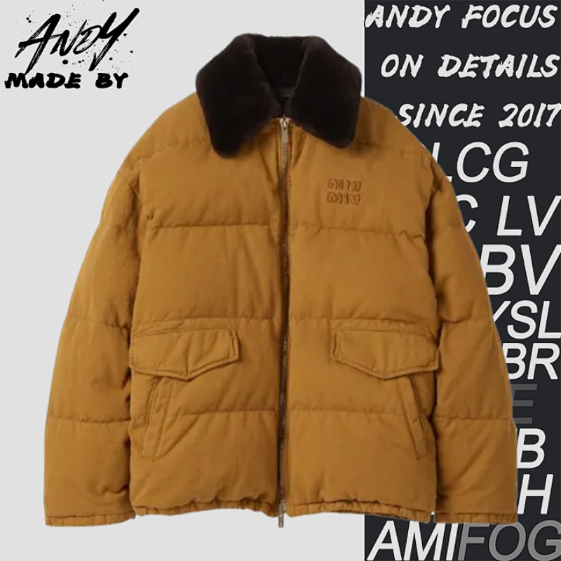 Miu Lapel Down Jacket