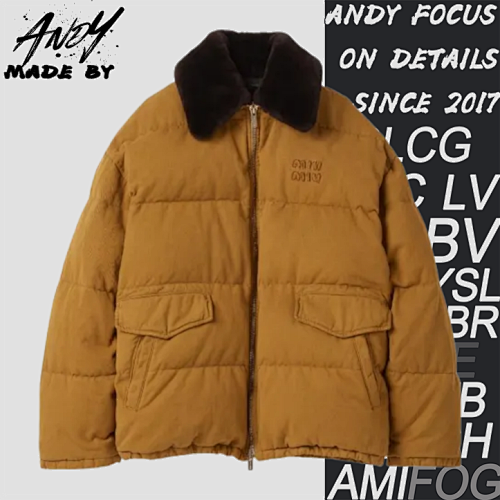 Miu Lapel Down Jacket