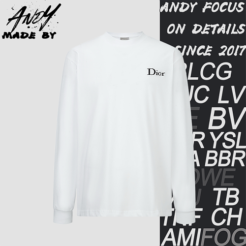 Dior Letter Embroidered Logo Sweatshirt