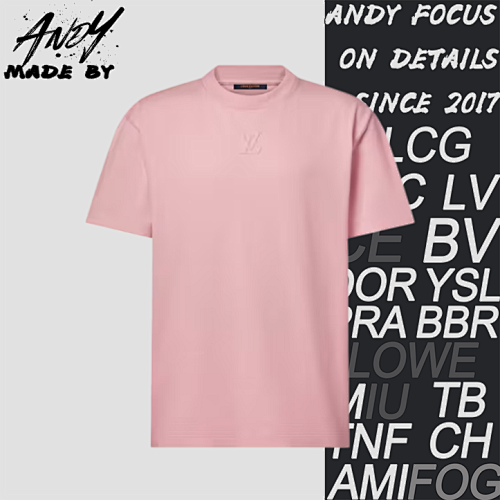Short-Sleeve T-Shirt With Embossed Logo Pink