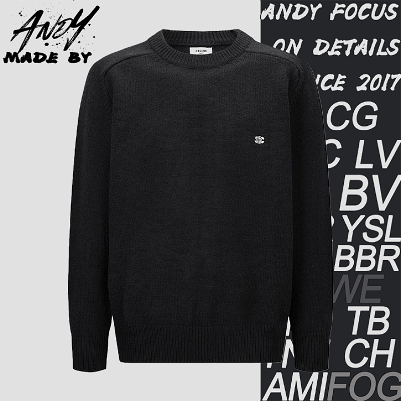 Embroidered Logo Knitwear