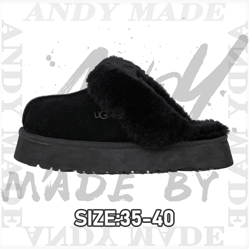 Star Slippers 3-layer Thick Sole Snow Boots Women's Black