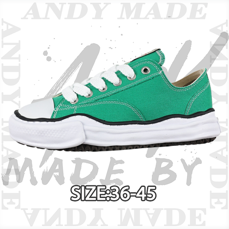 Fully Vulcanized Slip-on Shoes Green