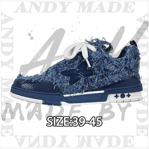 D1 New Color Skate Round Toe Lace-up Shoes