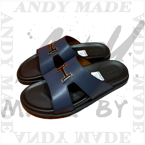 Hermès Oran Cowhide H-shaped SlippersItem ID