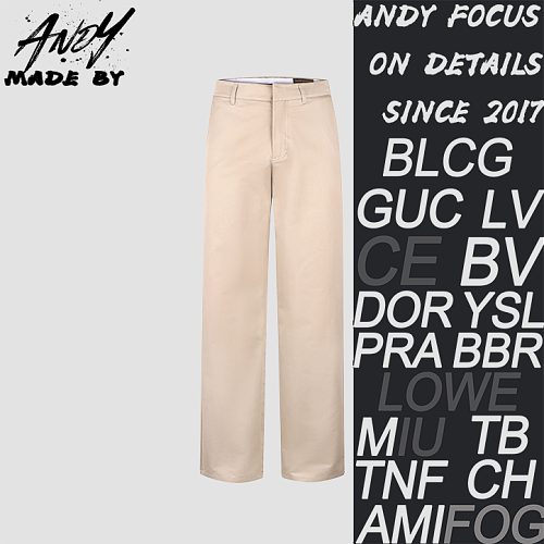 Leather Label Silk-cotton Crepe Casual Pants