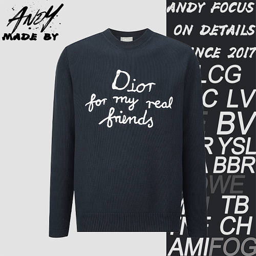 Dior Friends Embroidered Knit Pullover