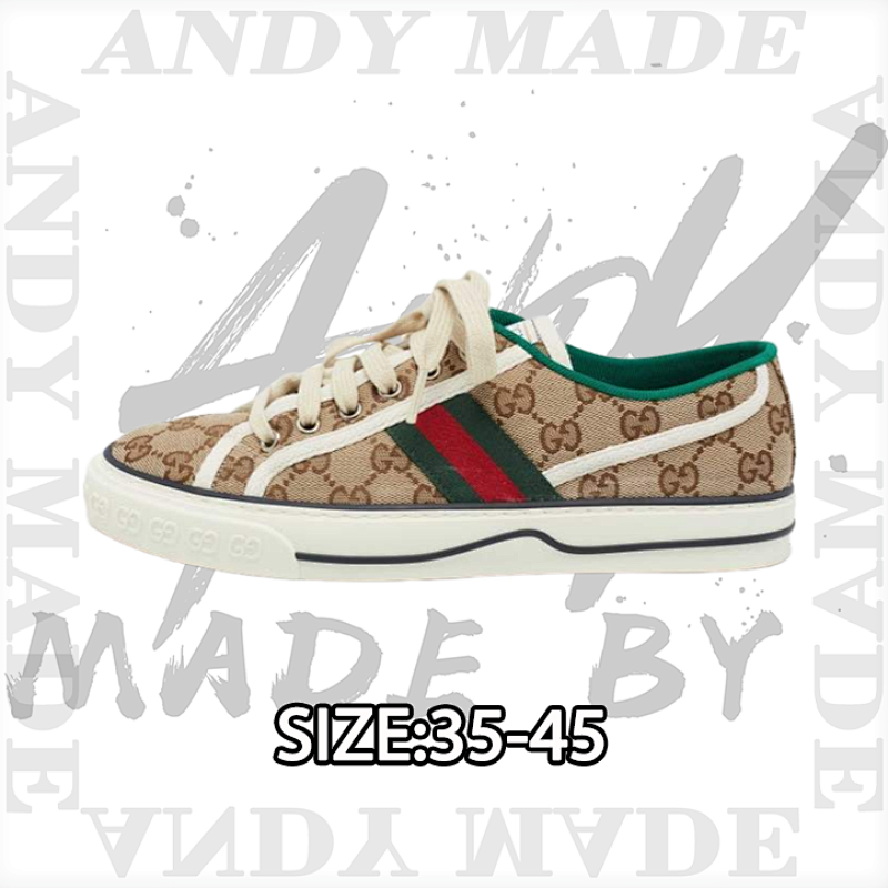 Tennis Print Sneaker Gucci Canvas Shoes Series Full Gif