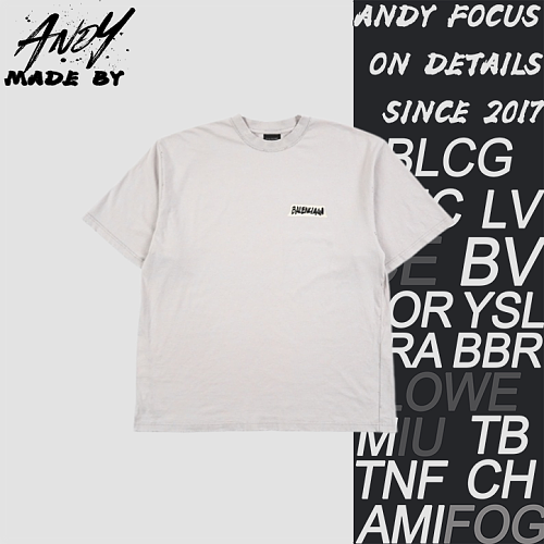 Paris Ink Letter Strip Short-Sleeve