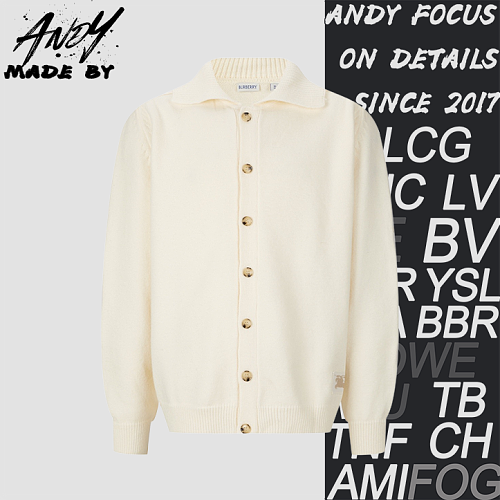 Burberry Equestrian Jacquard Logo Cardigan