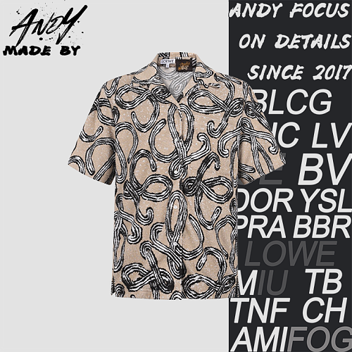 Terry Cloth Cotton Jacquard Logo Short-sleeve Shirt