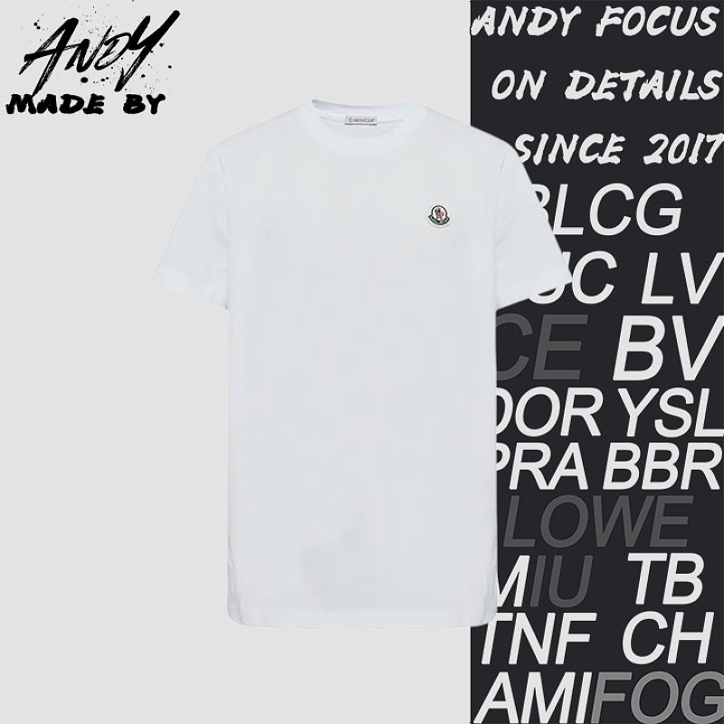 Solid-Color Short-Sleeve Crewneck T-Shirt With Logo