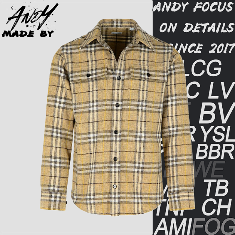 Wool Plaid Shirt Jacket