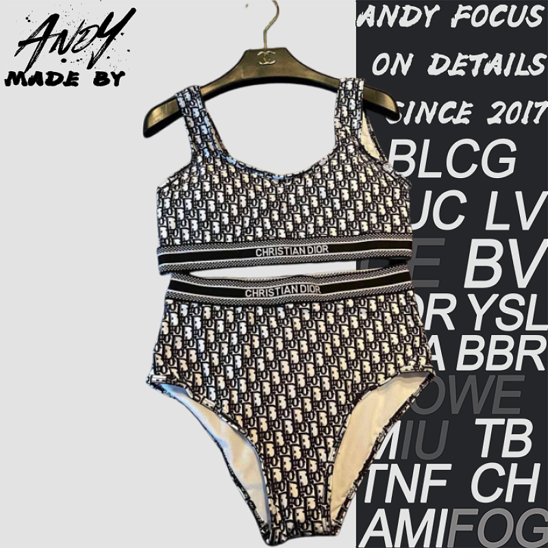 High-end Bikini With Floral Tie Bikini